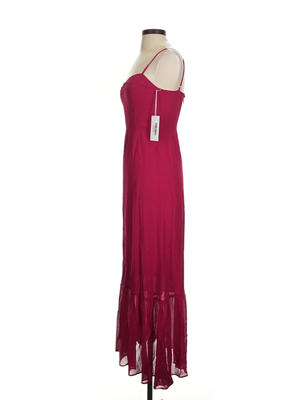 Reformation NWT Rhubarb Emersyn Dress Size 0 - Picture 4 of 8
